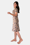 Sweetmoon Long T Shirt Nightdress - Brown — thumbnail 4